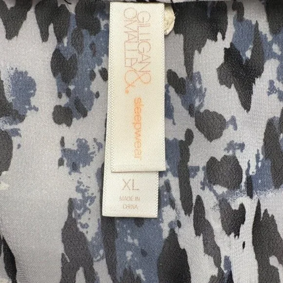 Animal Print Sheer Tunic Top With Empire Waist Womens Size XL - Picture 5 of 11